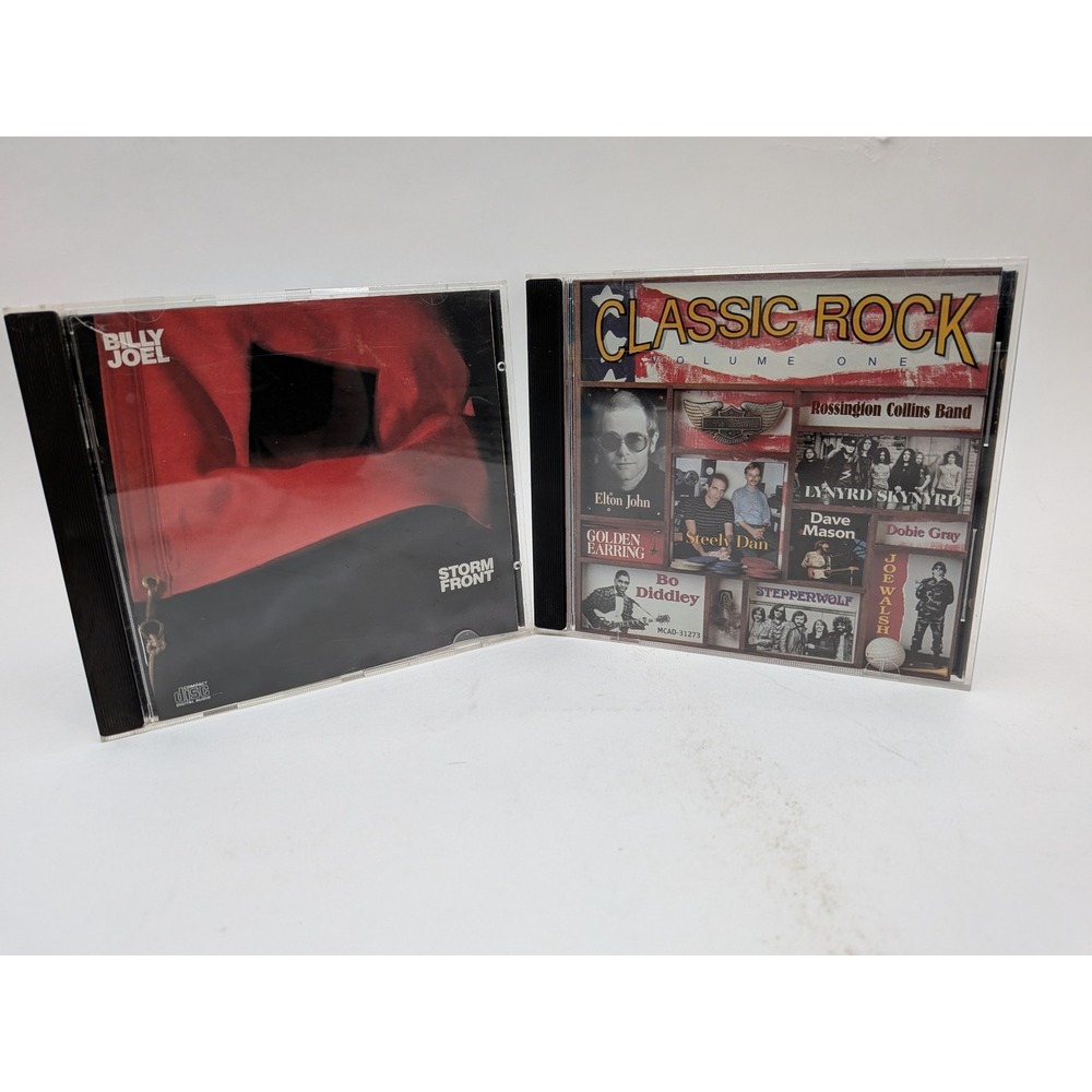 Billy Joel Storm Front & Classic Rock Volume One CD Lot Elton John Skynyrd